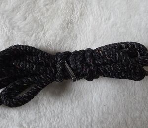 Black Braided Men's Belt